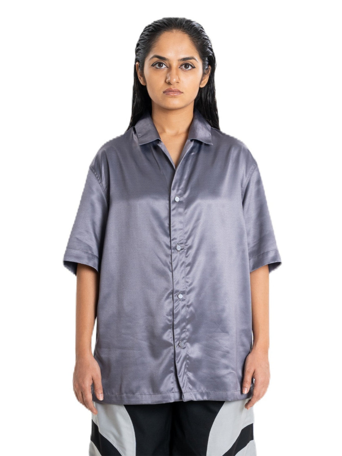 Uncoded shirt, satin, view 5 of 11