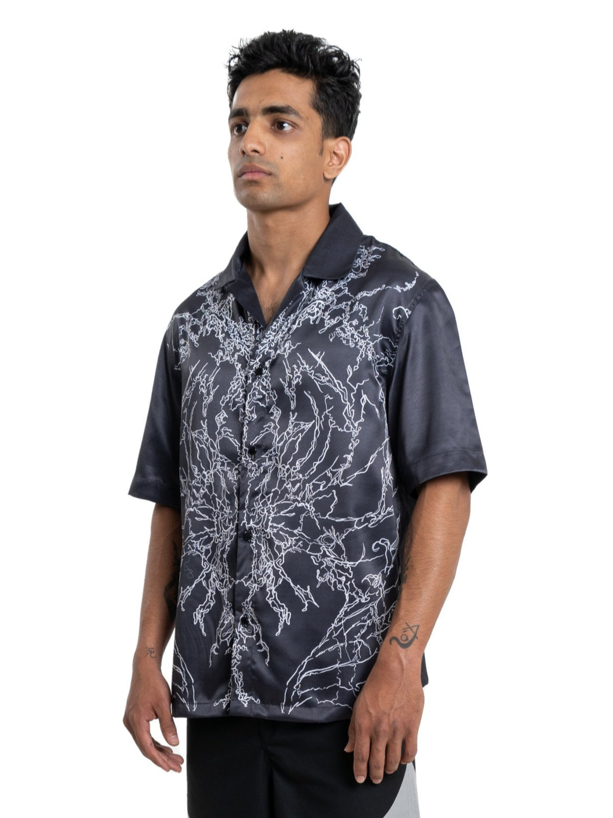 Anomaly Shirt with sigil linework print, view 6 of 8