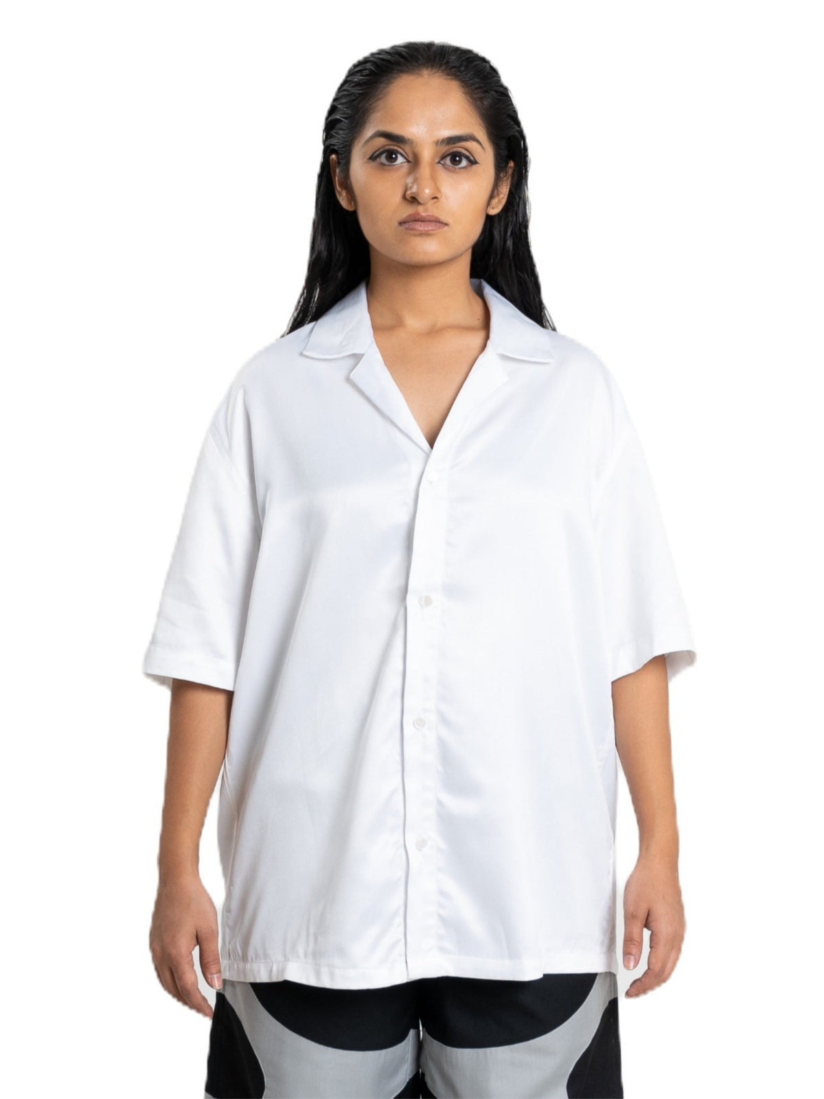 Uncoded shirt, satin, view 9 of 11